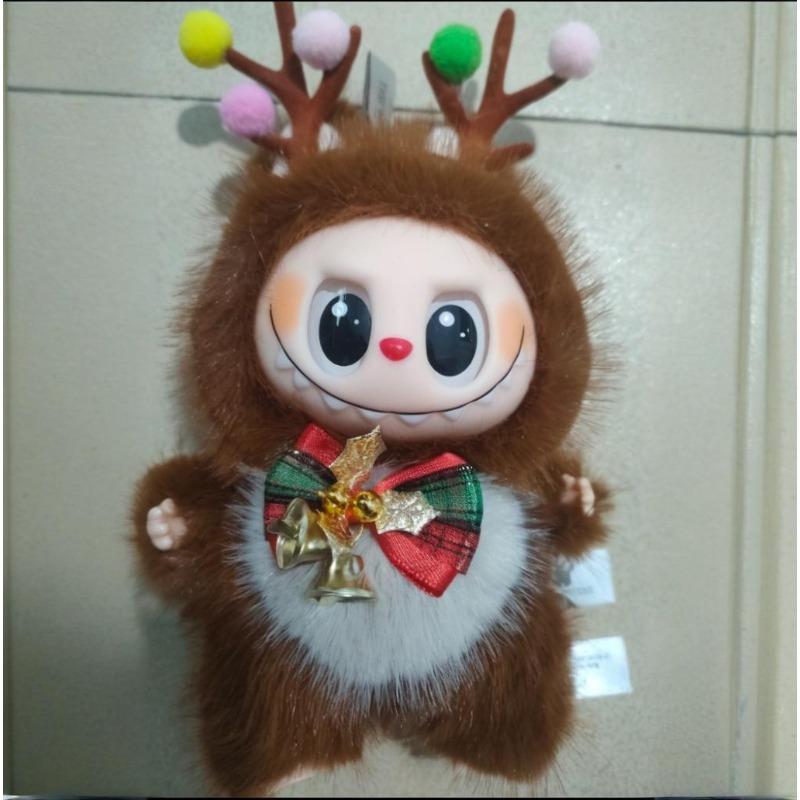 Christmas Elk Doll Macaron Series Cartoon Plush Pendant Toy Doll