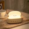 Cute Toast Night Light Dimmable LED Toaster Night Lamp Rechargeable Cordless Nursery Night Light For Kids Cute Bedroom Bedside