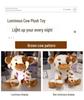 Luminous Cartoon Cow Plush Toy - Spotted Calf Doll