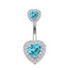 Elegant Belly Rings Stainless Steel Curved Navel Rings Fashion Navel Piercing Barbell  Body Jewelry
