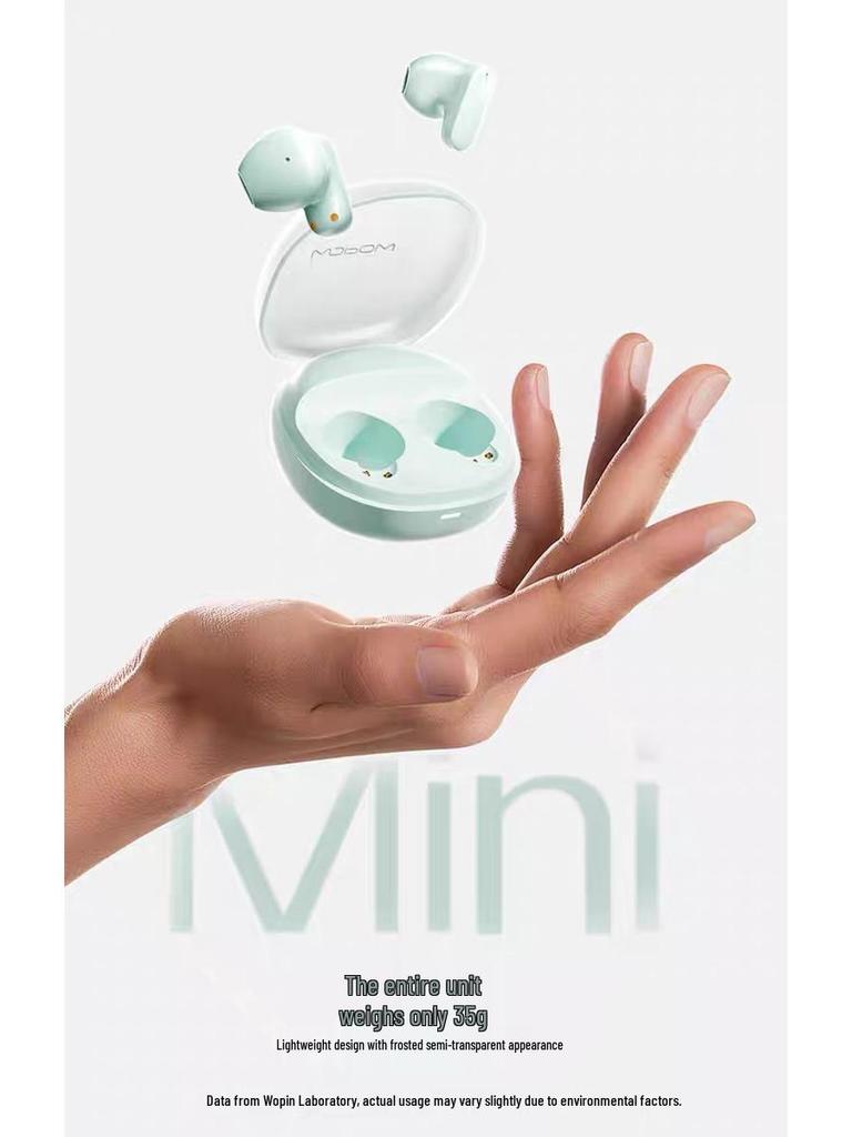 WOPOW 5.4 Bluetooth Wireless Semi-In-Ear Earphones, 2025 Model for Men and Women