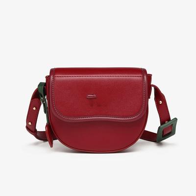 Birthday Gift Cherry Saddle Bag Fashionable Versatile Texture Red Bag Original Crossbody Bag Women