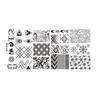 Stainless Steel Rectangle Nail Art Stamping Plate DIY Manicure Printing Image Template