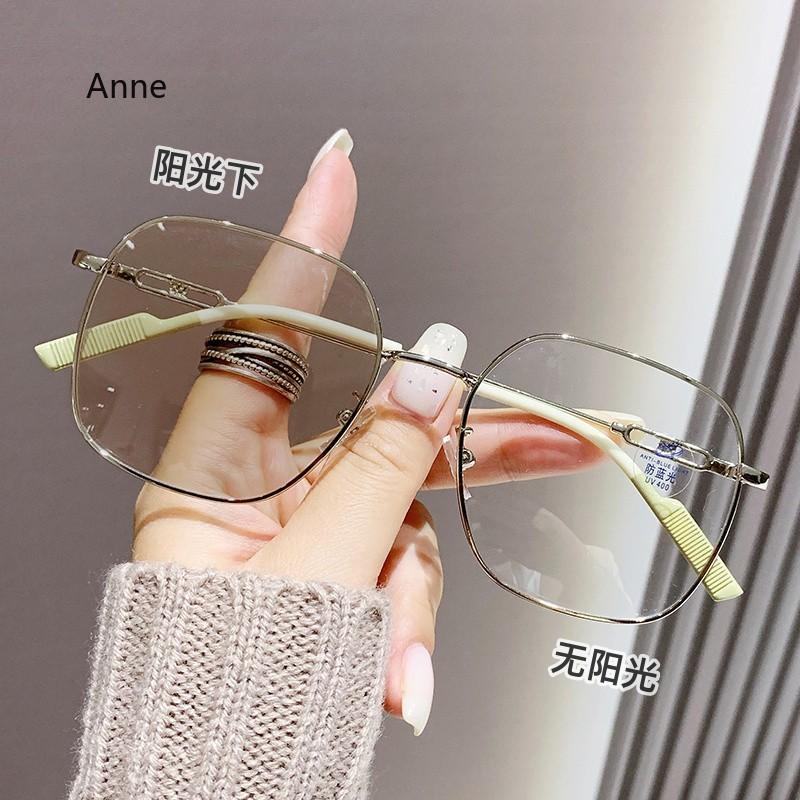 Finished Photochromic Myopia Glasses Fashion Trend Color Changing Short Sight Eyeglasses Optical Prescription Eyewear Diopter