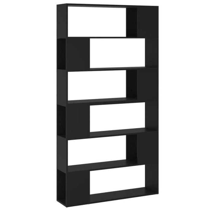 VidaXL Bookshelf-Room Divider Black 100x24x188 Cm