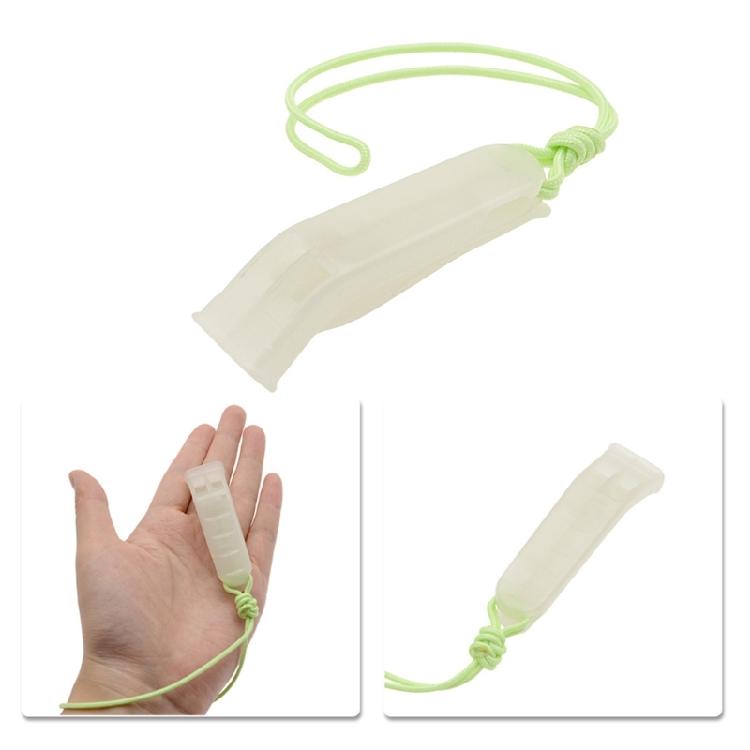 Adjustable Strap Safety Pennywhistle High Pitched Survival Gadget for Camping Hiking Weatherproofs Plastic Construction
