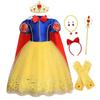 Girls' Snow White Performance Dress: Classic Puffy Birthday Costume for Ages 3-6, Hot Selling