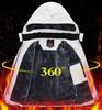 YSENTO Winter Jacket with Fleece Stand and Detachable and Warm for and Motorcycle White Women's Lining, Collar, Hood, Windproof, Water-Repellent,