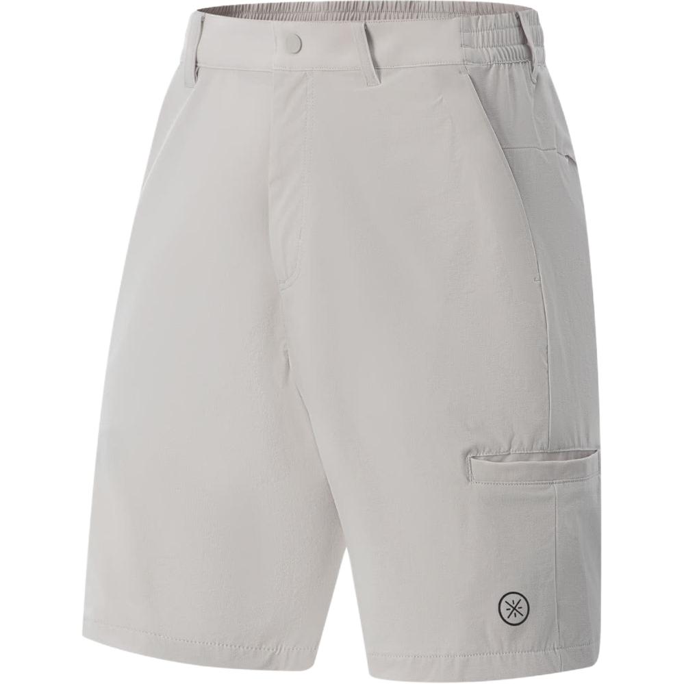 

Li Ning Wade Series Удобные Однотонные Универсальные Спортивные Шорты Мужские шорты Светло-серый AKSV561-3 M