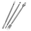 3-Piece Double-Ended Metal Pry Bar Set for Phone and Tablet Repair