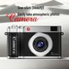 4K High-Resolution Flip Screen Mirrorless Digital Camera for Vlogging and Parties