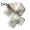 Winter Warm Scarf Women Imitation Mink Fur Scarf Thickened Soft Plush Neck Warmer Cold Weather Elegant Shawl Wrap Accessory for Versatile Fashion
