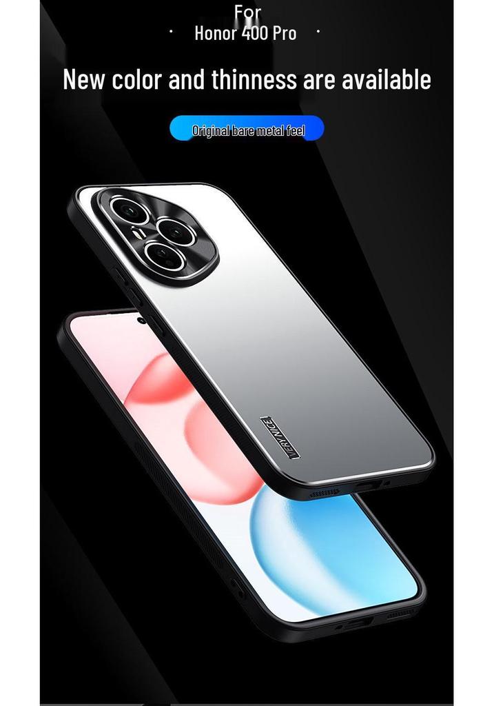 Honor X80i Magic8 Metal Frosted Stand Protective Case - 500Pro Full Coverage
