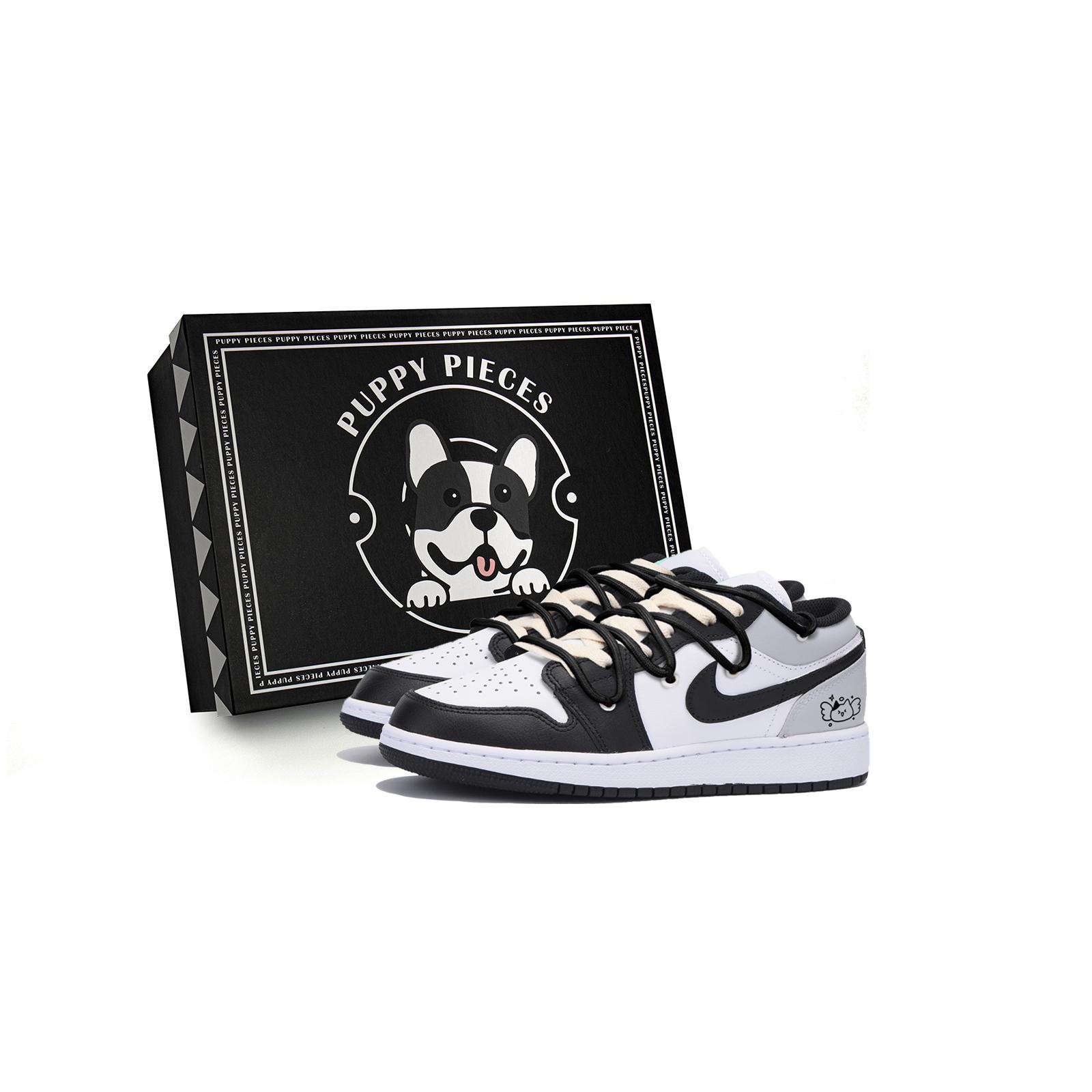 

Jordan Air Jordan 1 Vintage Basketball Shoes Men s Low top Dark Gray 553558-131(Team85-S-BOX-A) 43