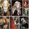 1pc Game C-Castlevania Poster Sticker Print Waterproof Wall Art For Living Room Bedroom Home Decor