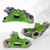 Resin Fish Shrimp Breeding Hiding Cave Ornaments Simulation Moss Tree Roots Dry Wood Fish Tank Aquarium Decoration Accessories