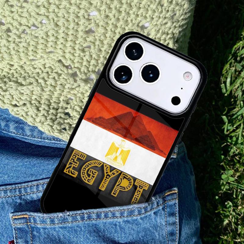 Egypt Egyptian Flag Country Map Phone Case Cover Compatible with for IPhone 17air 16e 15 14 13 12 11Pro Max 17 Air