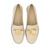 Ferragamo New Vara Leather Loafers White