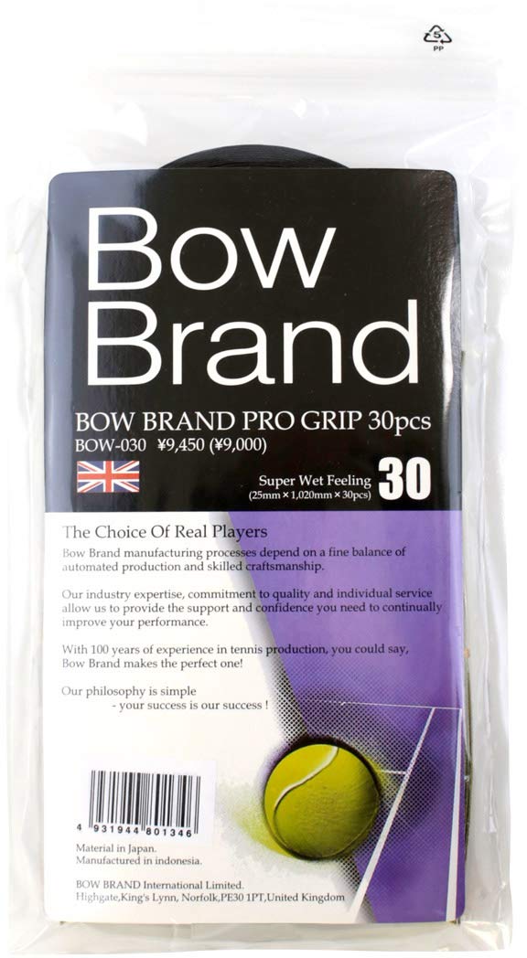 BOW BRAND Pro Grip Черный (30 штук) BOW030-BK