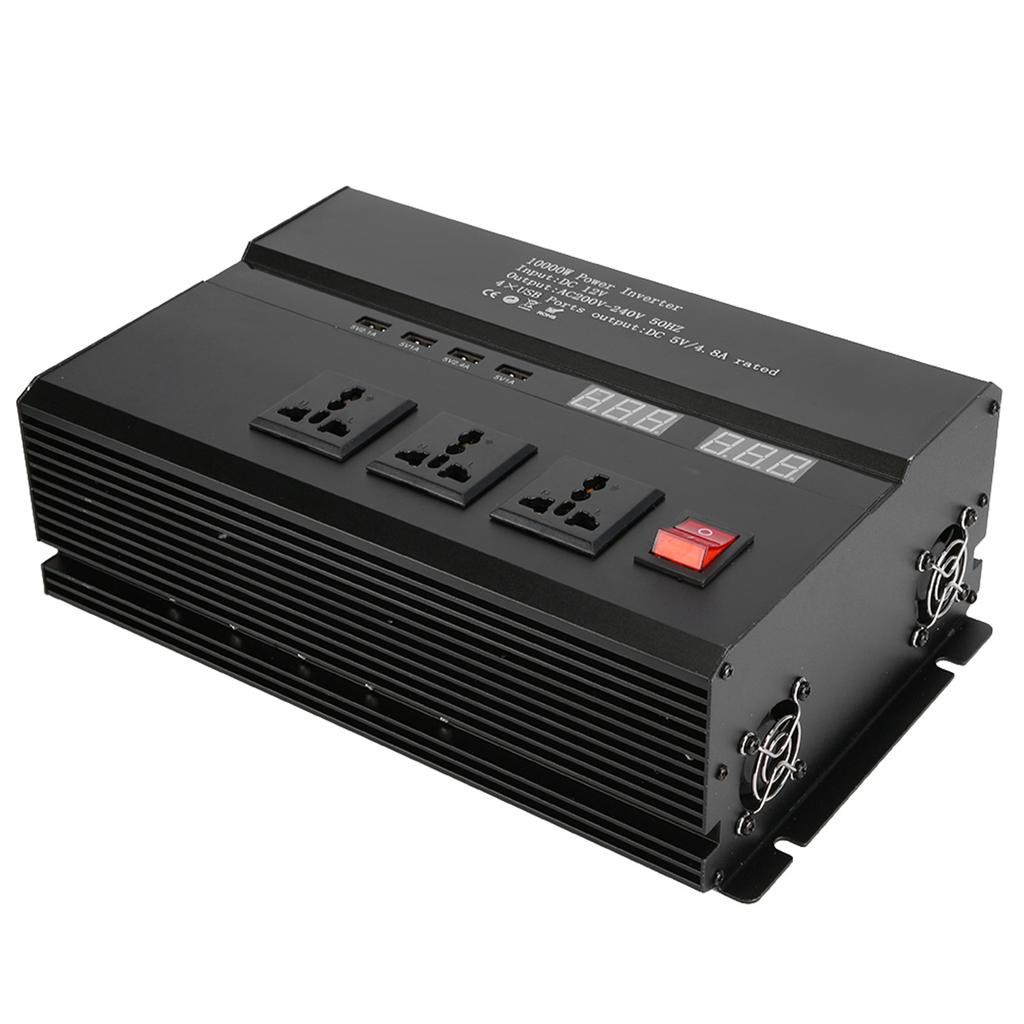 Aluminum Alloy Voltage Inverter Converter High Power Correction Sine Waves for Car Truck 12V to