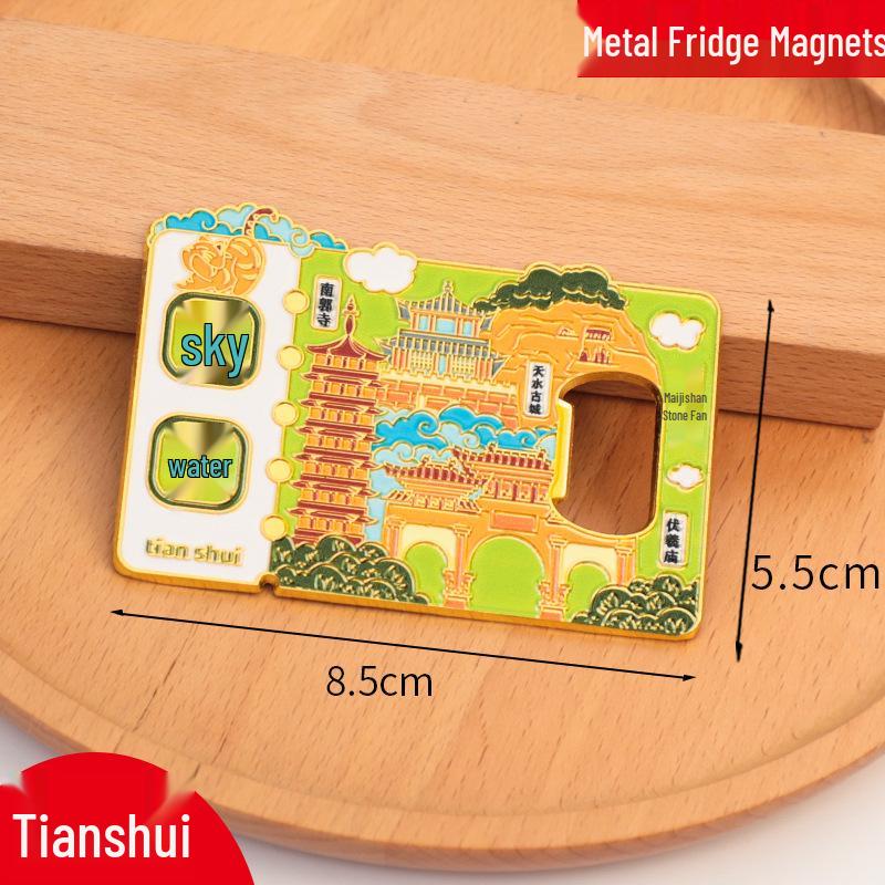 Mudanjiang Kühlschrankmagnet Flaschenöffner - Kundenspezifischer Metall-Kultur-Souvenir 2025