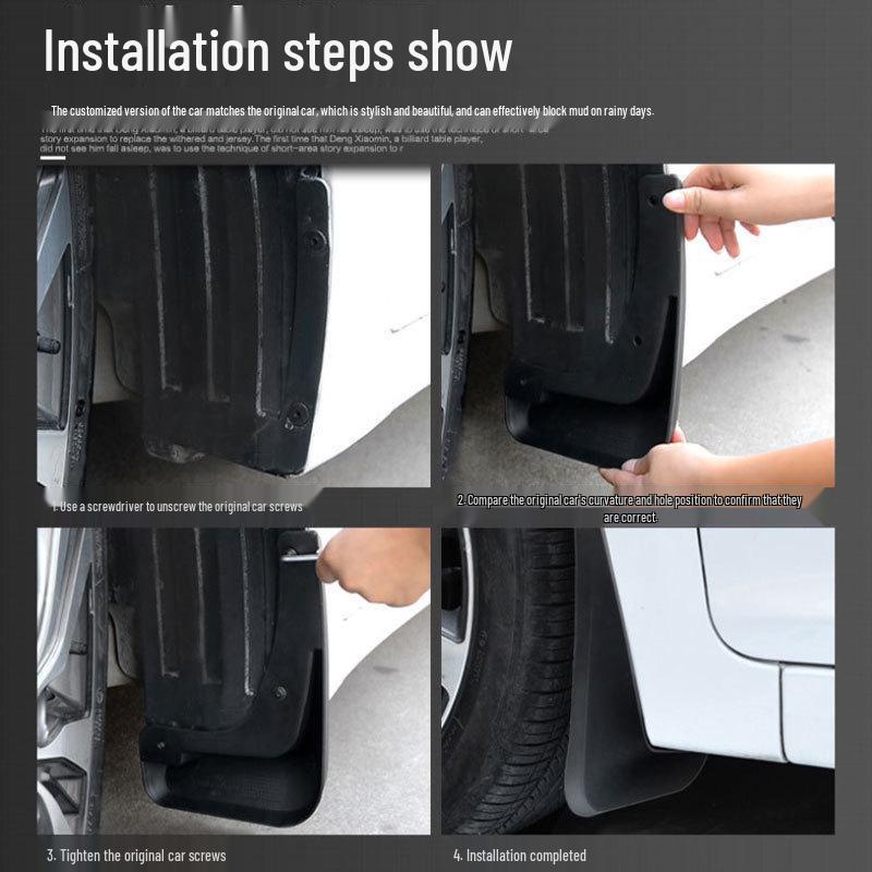 Kia EV5, EV6, EV9 GT, Carnival Auto Reifen Schmutzfänger - Weiche Gummi-Schutzbleche