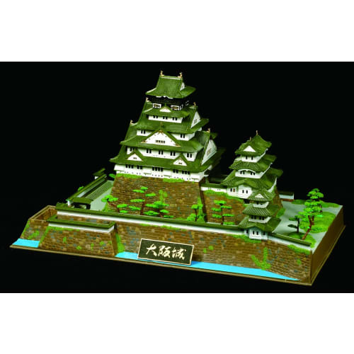 Doyusha 1/350 Japan's Famous Castle Deluxe Osaka Castle Plastic Model DX-2 Molded Color
