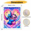 Disney DIY Oil Painting Kits Stitch Angel Hug Hand Painting Home Decor Craft Gift Ideas Canvas Wall Art Paint By Numbers Artwork Sets 130
