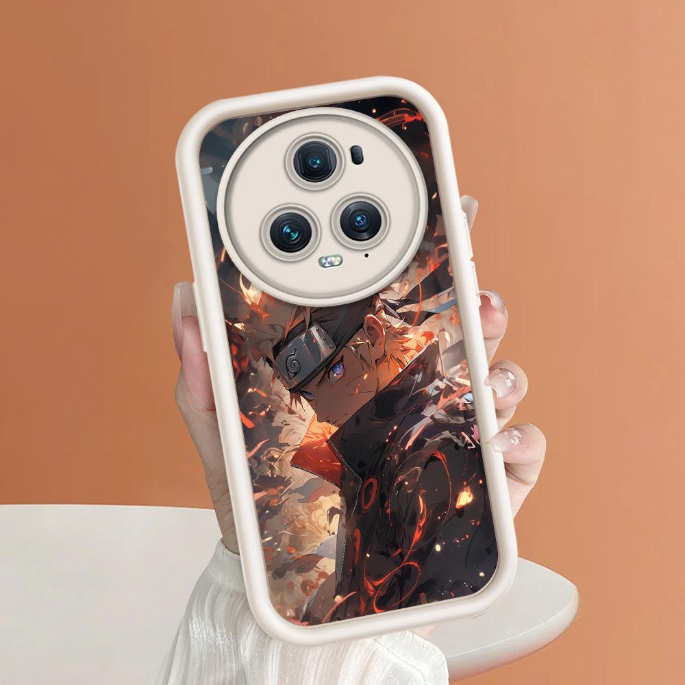 Model de imprimare cu scară pătrată din silicon moale Carcasă pentru telefon Capacă completă Cameră cu protecție antișoc Carcasă din cauciuc pentru Huawei Honor