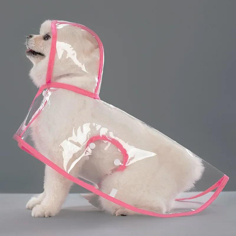 XS/8XL Pet Raincoat Transparent Dog Raincoat Waterproof and Windproof Pet Clothing Large Dog Pet Dog Dog Costume