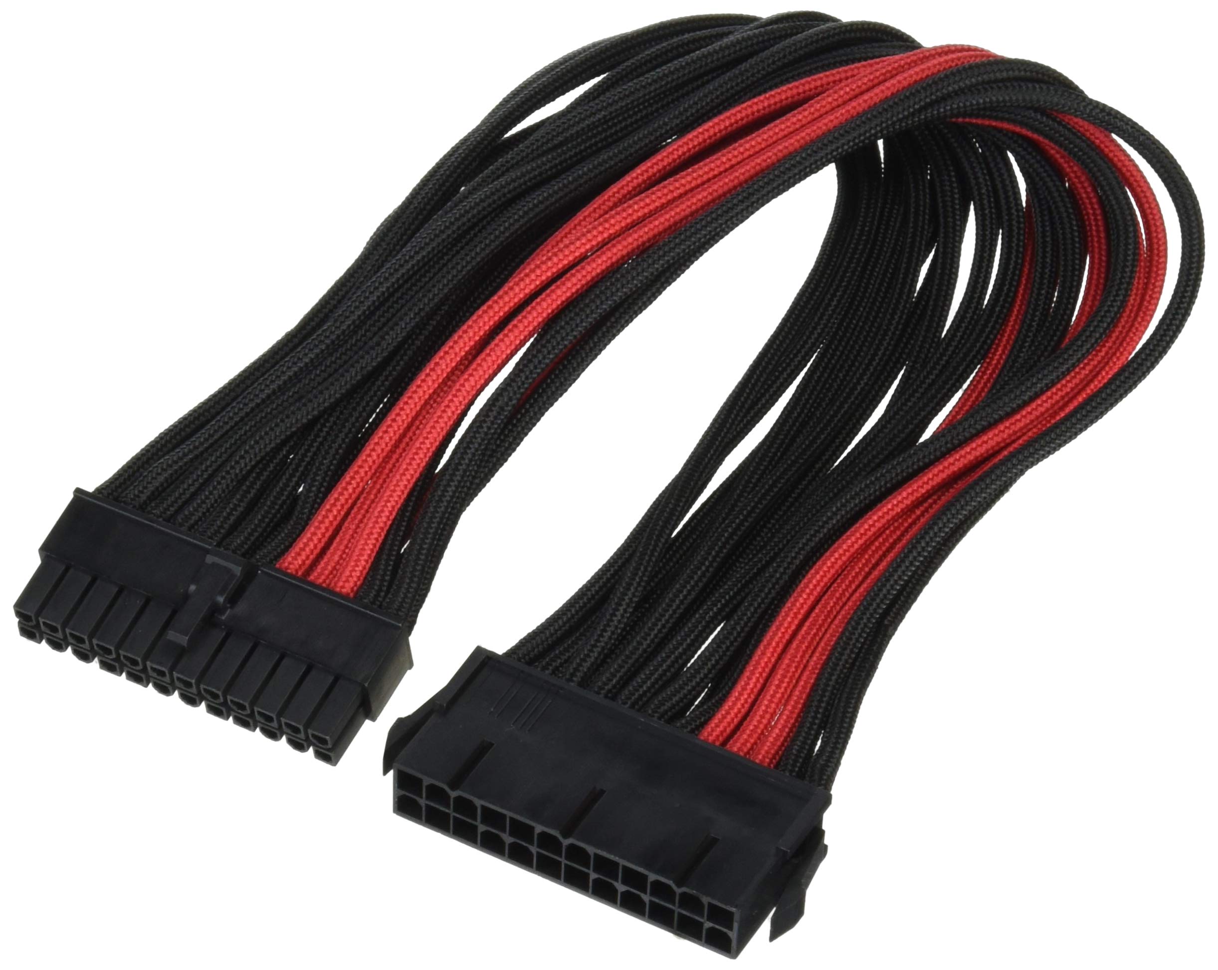 

SilverStone PSU Universal Extension Sleeved Modular Cable SST-PP07-MBBR (Black & Red)