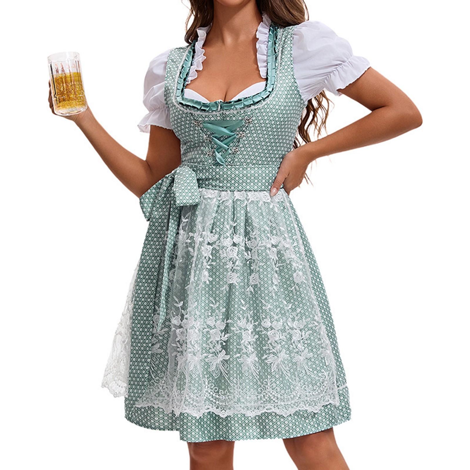 

Женский немецкий костюм для пивной вечеринки, костюм для пивного фестиваля XL