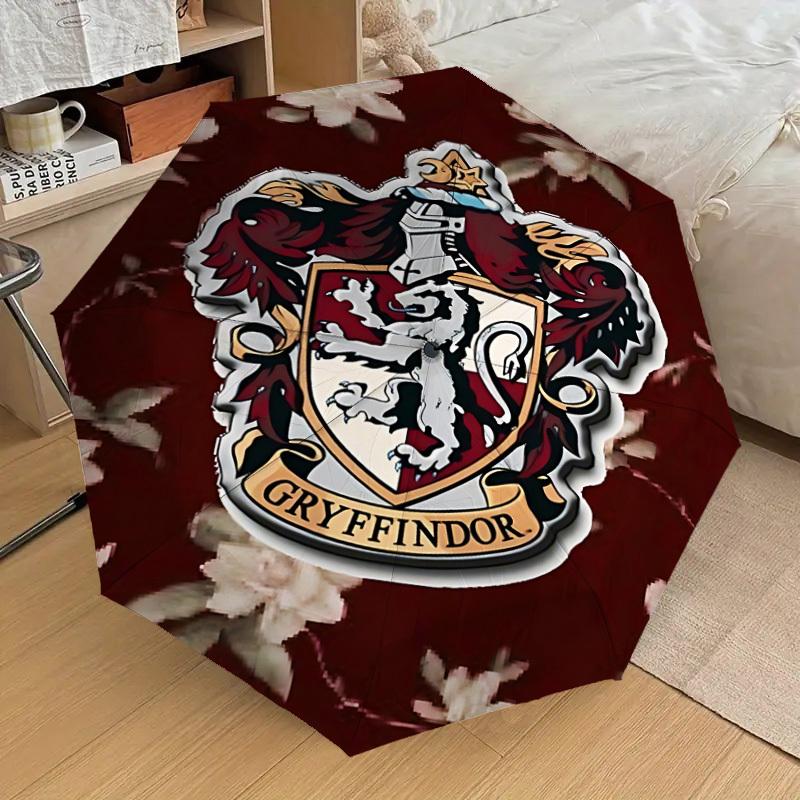 1PC Warner Gryffindor Coat of Arms Umbrella-8-Rib Reinforced, Automatic Open, Lightweight & Durable-A54