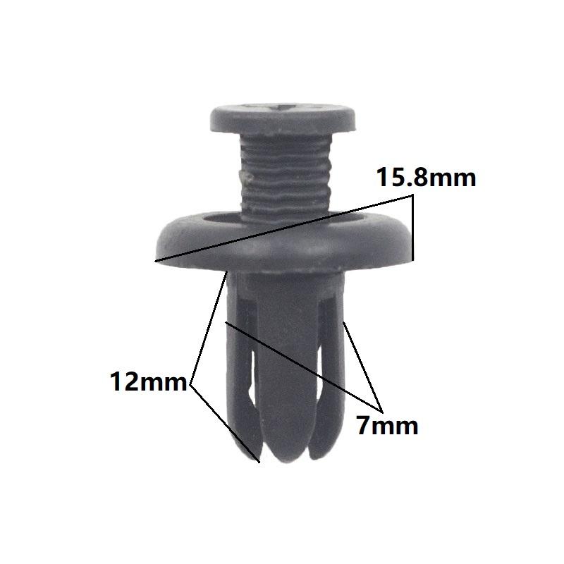 Kkjoy Plastic Car Rivet Clips Mixed Fasteners Trim Panel Accessories Suit for Various Cars