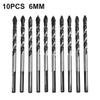100mm Length Drill Bits 10PCS For Porcelain Tile Concrete Brick Glass Drill
