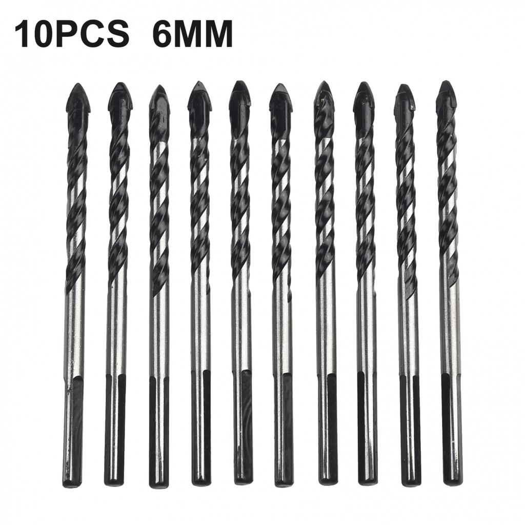 100mm Length Drill Bits 10PCS For Porcelain Tile Concrete Brick Glass Drill