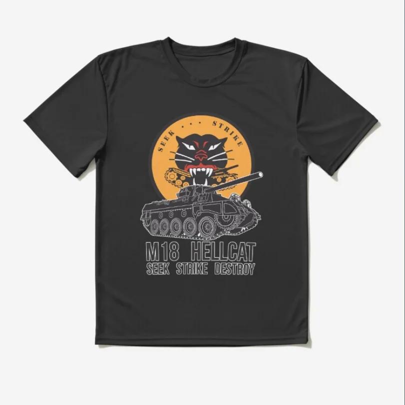 Seek Strike Destroy M18 Hellcat Another Tower TShirt 100 Cotton ONeck Summer Short Sleeve Casual Mens Tshirt Size S3XL S