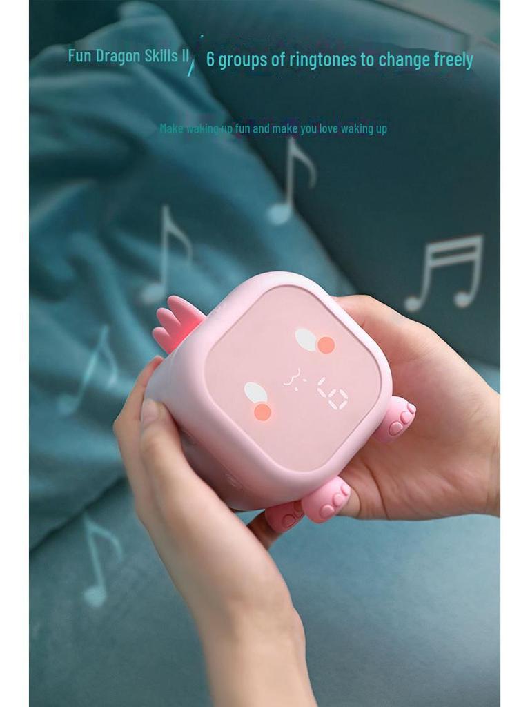 Fun Dinosaur Kids' Multifunctional Alarm Clock - Creative, Super Loud & Perfect for Students