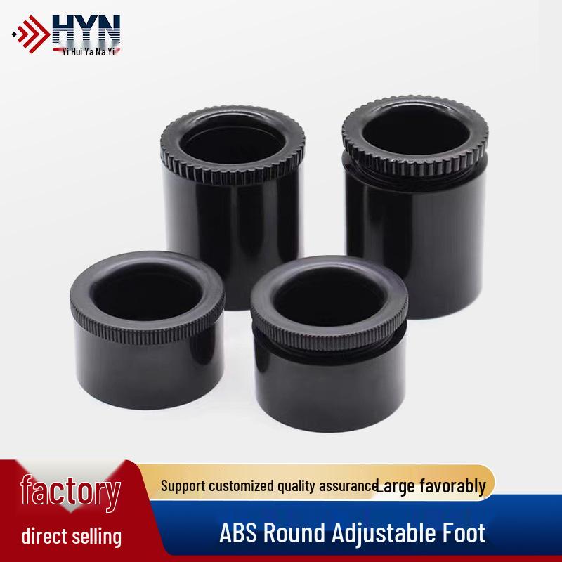 Adjustable Round Plastic Cabinet & Bed Support Legs