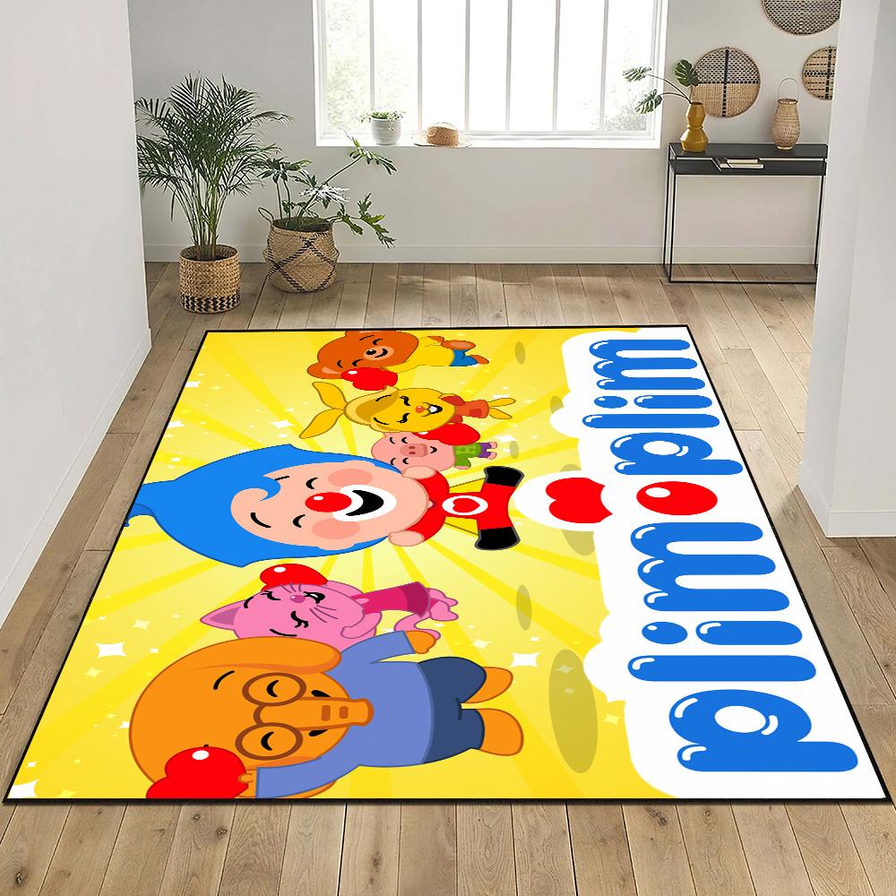 Cartoon P-Plim P-Plim Cute Door Mat Entrance Non-slip Washable Kitchen Carpet Living Room Hallway Rug Bathroom Decoration