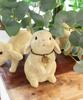 Ornement de Jardin Lapin Objet Figurine Intérieur Lapines Sœurs