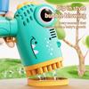 With 1 Bubble Liquid Fully Automatic Bubble Machine Plastic Bubble Blower  for Kids Gift