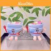 Adorable French Fries And Hamburger Plush Keychain Charming Soft Toy For Couples
