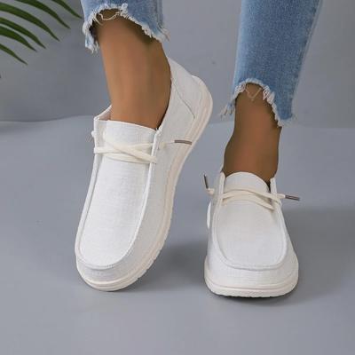 Fashion Fashion Women Vulcanize Shoes Ladies Casual Flats Convenient Slip On Loafers Comfortable Outdoor Sports Sneakers 2024