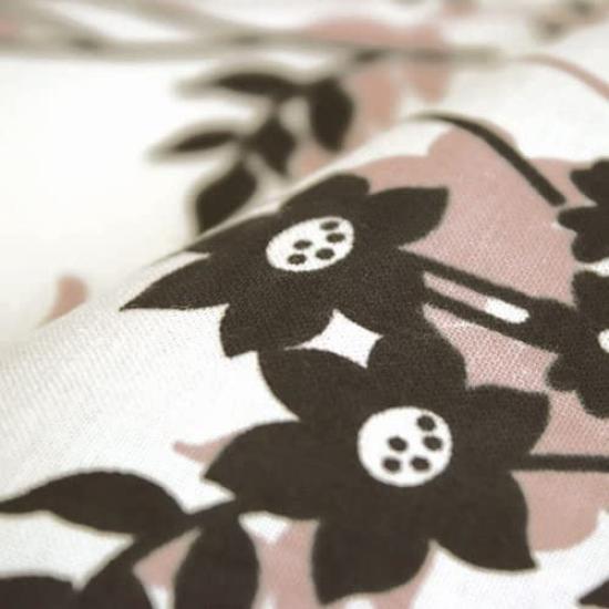Dyeing Anbo Tenugui Flower Authentic Dyed Cotton Tokuoka Made In Japan 35cm X 100cm "Crane Gray" 100%