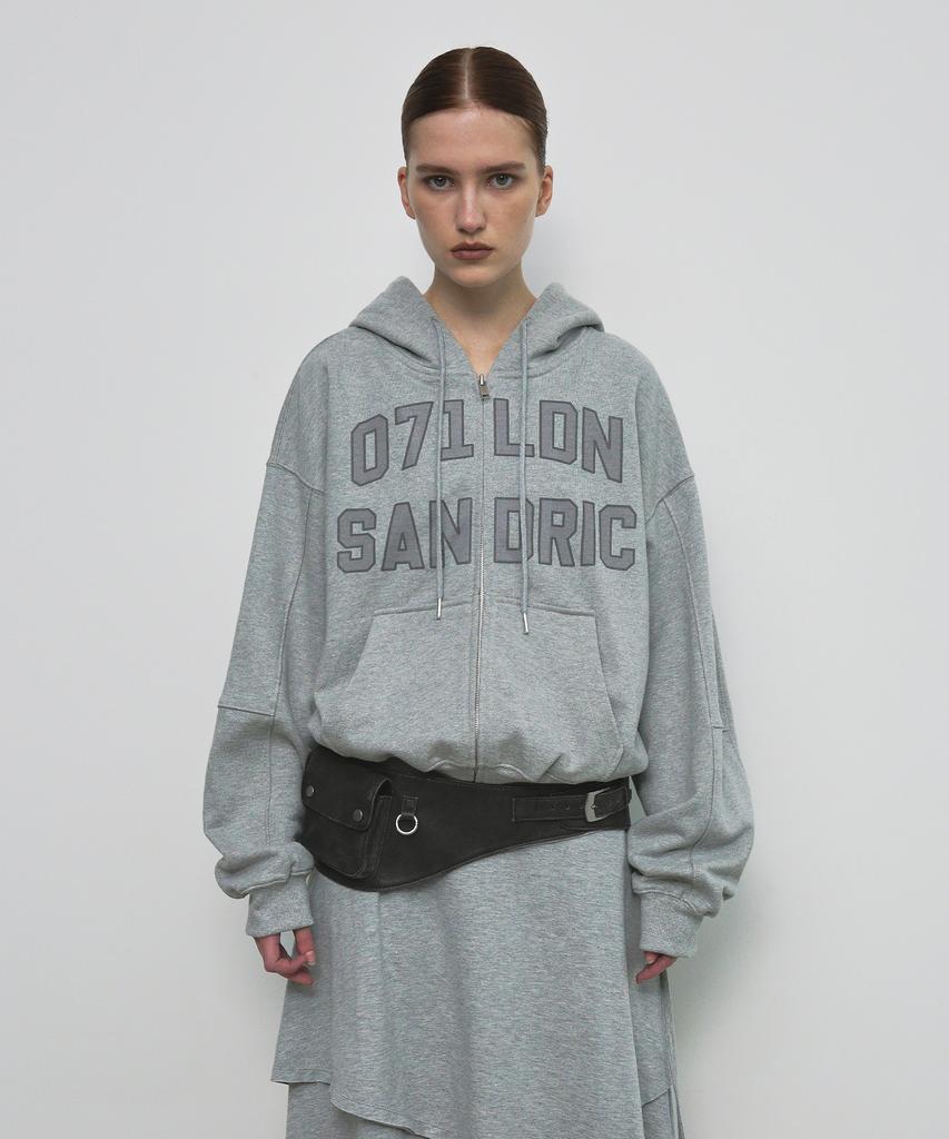 Saendeulig Vintage Washed Belt Bag_Charcoal