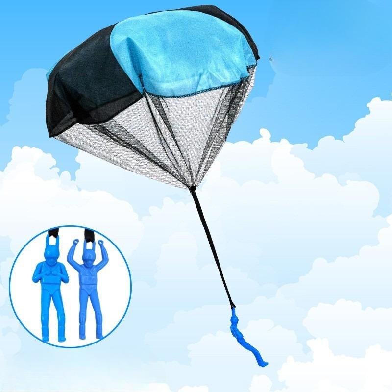 Hand Throwing Mini Soldier Camouflag Parachute for Kids Outdoor Toys Game Educational Flying Parachute Sport for Child Toys
