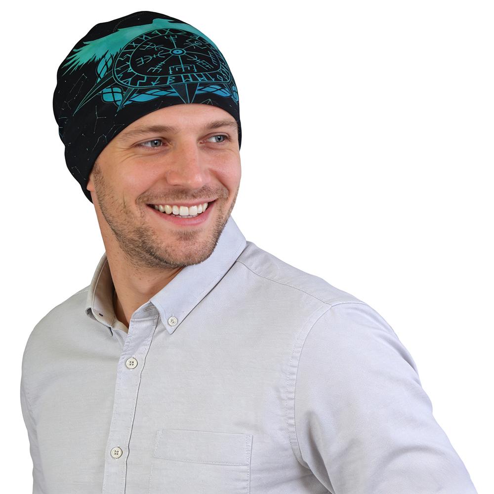 Spring and Autumn Fashion Unisexs Hat Outdoor Sports Hoodie Double layer Elastic Knitted Hat Street Dance Headscarf Hat