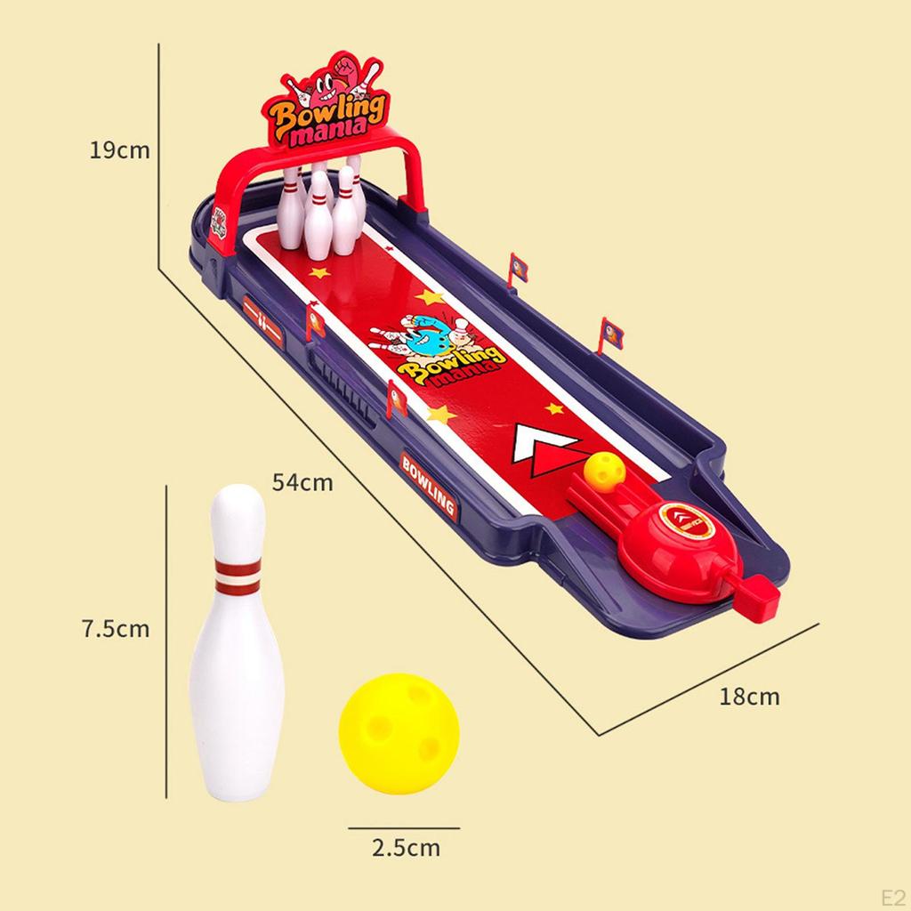 Starten Mini Bowling Spielzeug Kit Tabletop Set Stabile Dekorative Klassische Intelligente Spiel