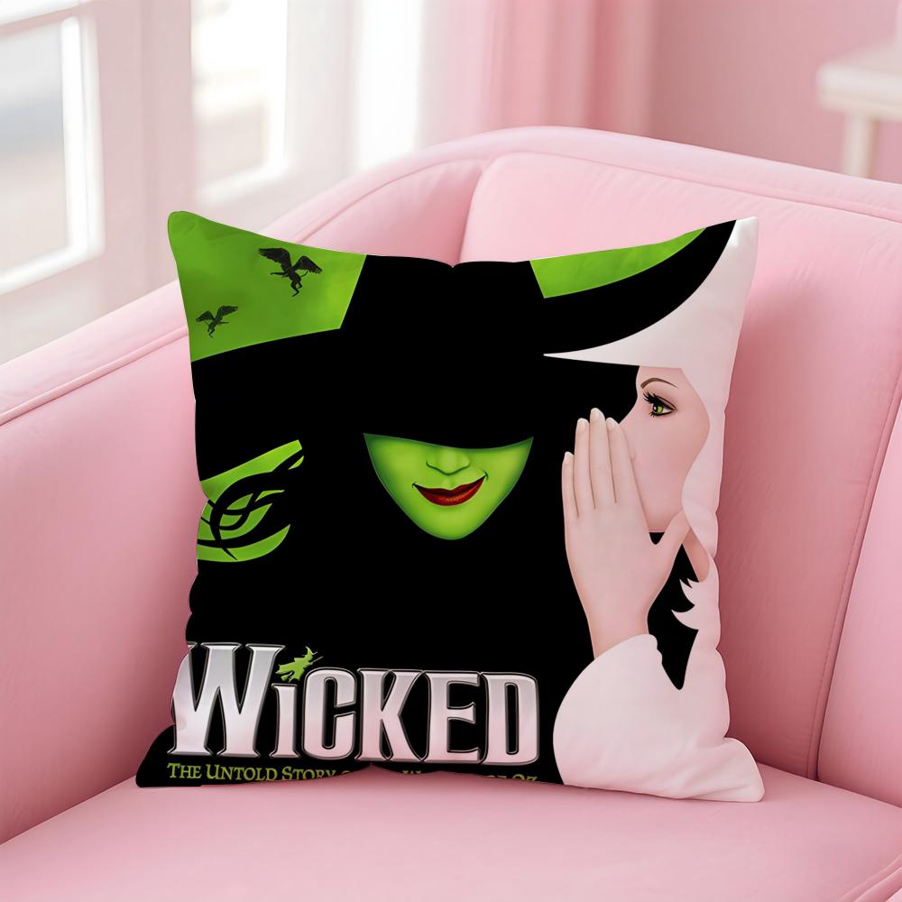 Epic Classic Dark American Movie WWicked Cushion Cover Pillowcase Short Plush Invisible Zipper Room Sofa Cushion Cover